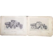 1946 made military textbook/catalogue, WW2 soviet and allies/lend-lease vehicles.