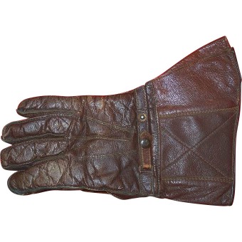 WW2 British or US leather gloves for tankman crew. Espenlaub militaria