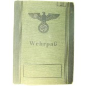 3er Reich Wehrpass, sin servicio