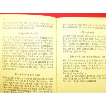 3rd Reich Soldiers evangelisches song book. Espenlaub militaria