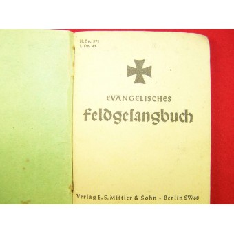 Soldiers evangelisches song book. Espenlaub militaria