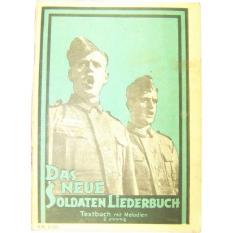 Soldiers military songs book- Green nr 1. Espenlaub militaria