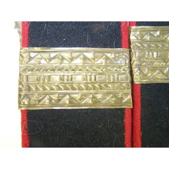 Trench art M 43 shoulder straps for senior sergeant in arty/armored troops. Espenlaub militaria