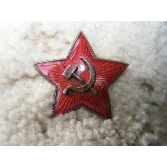 WW2 issue, Red Army sheepskin officers winter hat.. Espenlaub militaria
