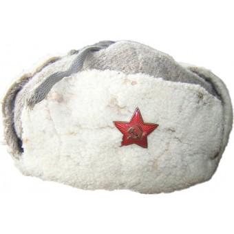 WW2 issue, Red Army sheepskin officers winter hat.. Espenlaub militaria