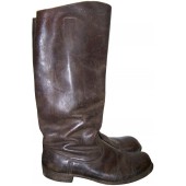 Imperial Russian dark brown leather officer’s boots