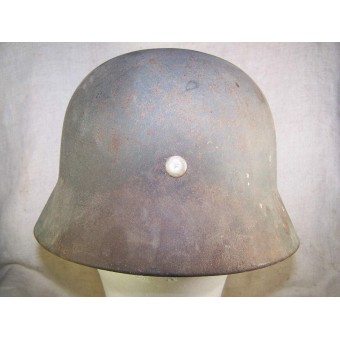 ET 64 steel Wehrmacht helmet. Espenlaub militaria