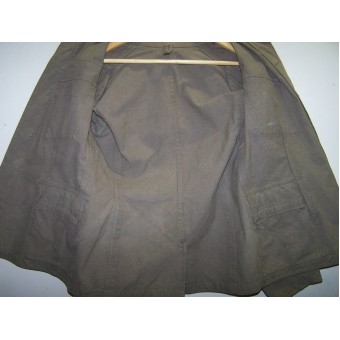 Ostfront fashion lightweight tunic made from Russian tent, 25th Art. Reg.. Espenlaub militaria