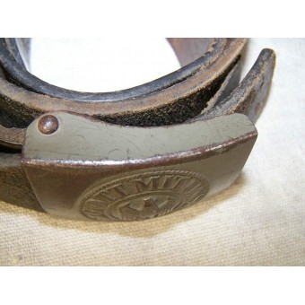 WW2 Wehrmacht belt and buckle, size 95, Dr Franke and Co, 1941. Espenlaub militaria