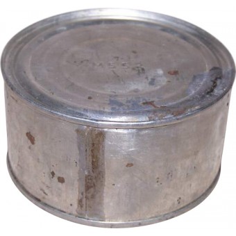 Original pre WW2 Red Army meat ration, stewed beef tin with original content. Espenlaub militaria
