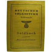 Deutscher Volkssturm Soldbuch.