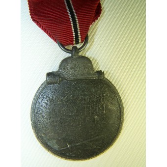 Medal for winter campaign in Russia 1941-42 year marked 13. Espenlaub militaria
