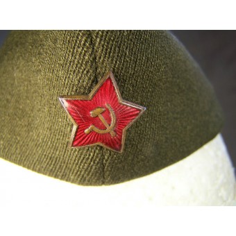 RKKA pilotka side cap made by Robert Lubstein, 1948.. Espenlaub militaria