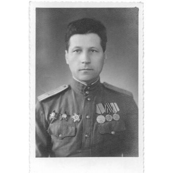 WW2 Photo of soviet colonel. HQ marked. Espenlaub militaria