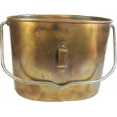 Imperial Russian cooper mess tin, marked!