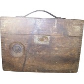 Imperial Russian wooden box for field telephone