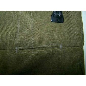 Rare Lend lease wool made green piped trousers for VOSO troops