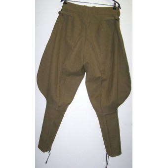 Rare Lend lease wool made green piped trousers for VOSO troops. Espenlaub militaria