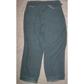 Luftwaffe ground troops or field divisions HBT drillich trousers. Espenlaub militaria