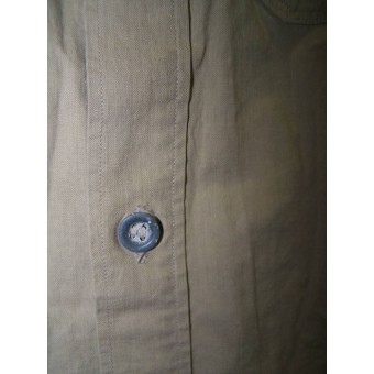 Tropical DAK Luftwaffe cotton shirt, short sleevs.. Espenlaub militaria