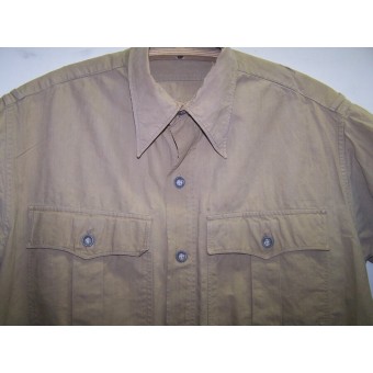 Tropical DAK Luftwaffe cotton shirt, short sleevs.. Espenlaub militaria