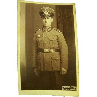 Original WW2 German Heer photo of Schutze. Espenlaub militaria