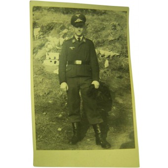 Original WW2 photo of German Luftwaffe soldier. Espenlaub militaria