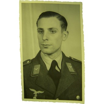 Luftwaffe soldier portrait photo. Espenlaub militaria