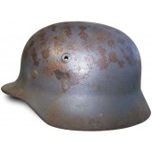 Luftwaffe, camo steel helmet.