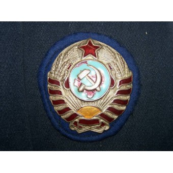 Soviet blue summer gymnasterka, sergeant of RKM- Russian Police.. Espenlaub militaria