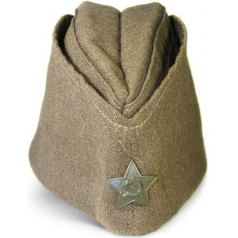 Soviet wool pilotka side hat dated 1945 year. Espenlaub militaria