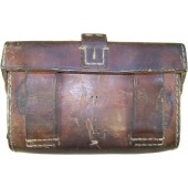 Imperial Russian ammo pouch, leather