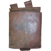 Imperial Russian entrenching tool leather pouch dated 1915