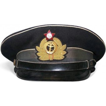 WW2 Soviet officers navy cap made in Germany in 1945. Espenlaub militaria