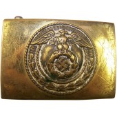 Early small size HJ Hitler Jugend brass buckle