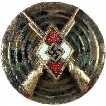 3 Reich HJ ground found badge. Espenlaub militaria