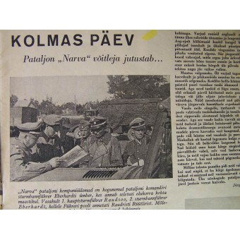 Estonian PILDILEHT propaganda magazine. Espenlaub militaria