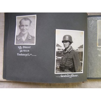 Lutwaffe Flak presentation album to the chief of kompanie of 1./(H) 23.(Pz) unit. Espenlaub militaria
