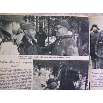 German WW2 propaganda magazine PILDILEHT Estonian language, 1944. Espenlaub militaria