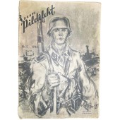 German WW2/Waffen SS propaganda magazine, printed in Estland, 1944.