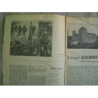 German WW2/Waffen SS propaganda magazine, printed in Estland, 1944.. Espenlaub militaria