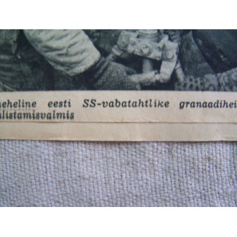 German WW2 propaganda magazine PILDILEHT Estonian language, 1944. Espenlaub militaria