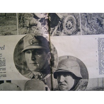 German WW2/Waffen SS propaganda magazine, printed in Estland, 1944.. Espenlaub militaria