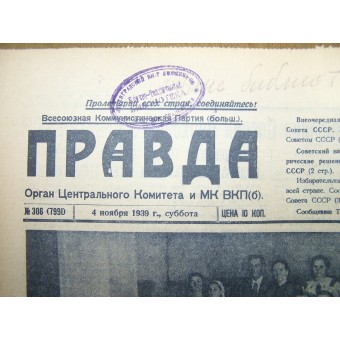 Soviet Pravda newspaper. Espenlaub militaria