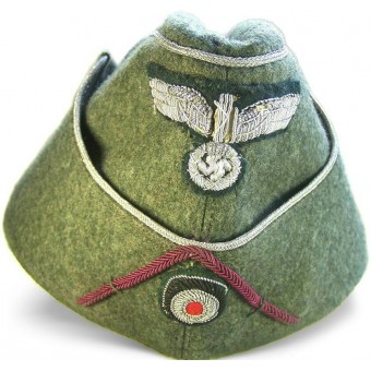 3rd Reich Wehrmacht officers side hat for Nebeltruppe. Espenlaub militaria