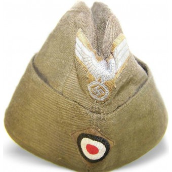 DAK Heeres cotton side hat/ Feldmuetze. Espenlaub militaria