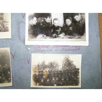 Extreme rare WW2 photoalbum, belonged to officer Korolev. Espenlaub militaria