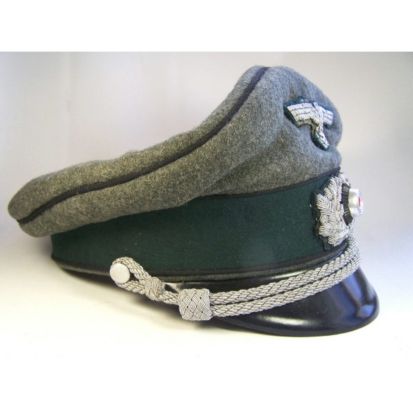 visor hat with black piping.- Visor Hats