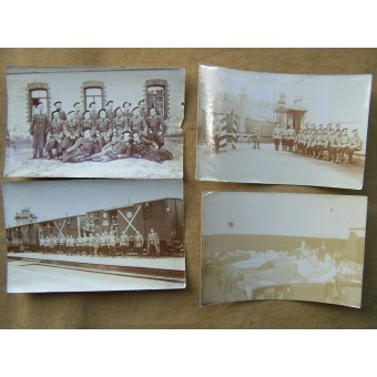 Set of 126 pictures of one officer, pre-ww1, ww1, Civilian war and pre-ww2 periods!!. Espenlaub militaria