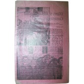 Soviet Leaflet-Ofiteri si Soldati Romani. Kurland Pocket!